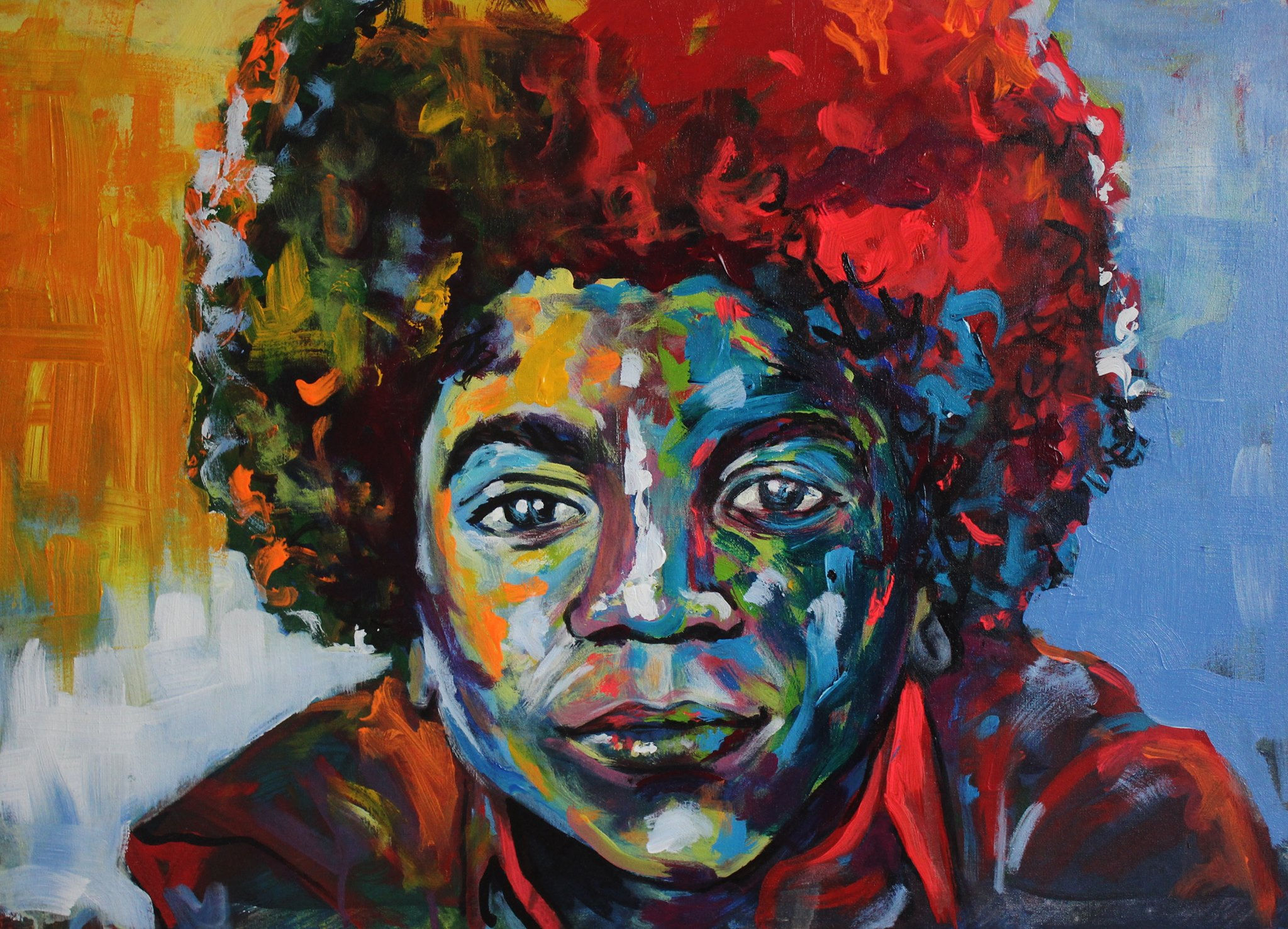"Michael Jackson" Acrílico Sobre Tela - 70 x 50cm