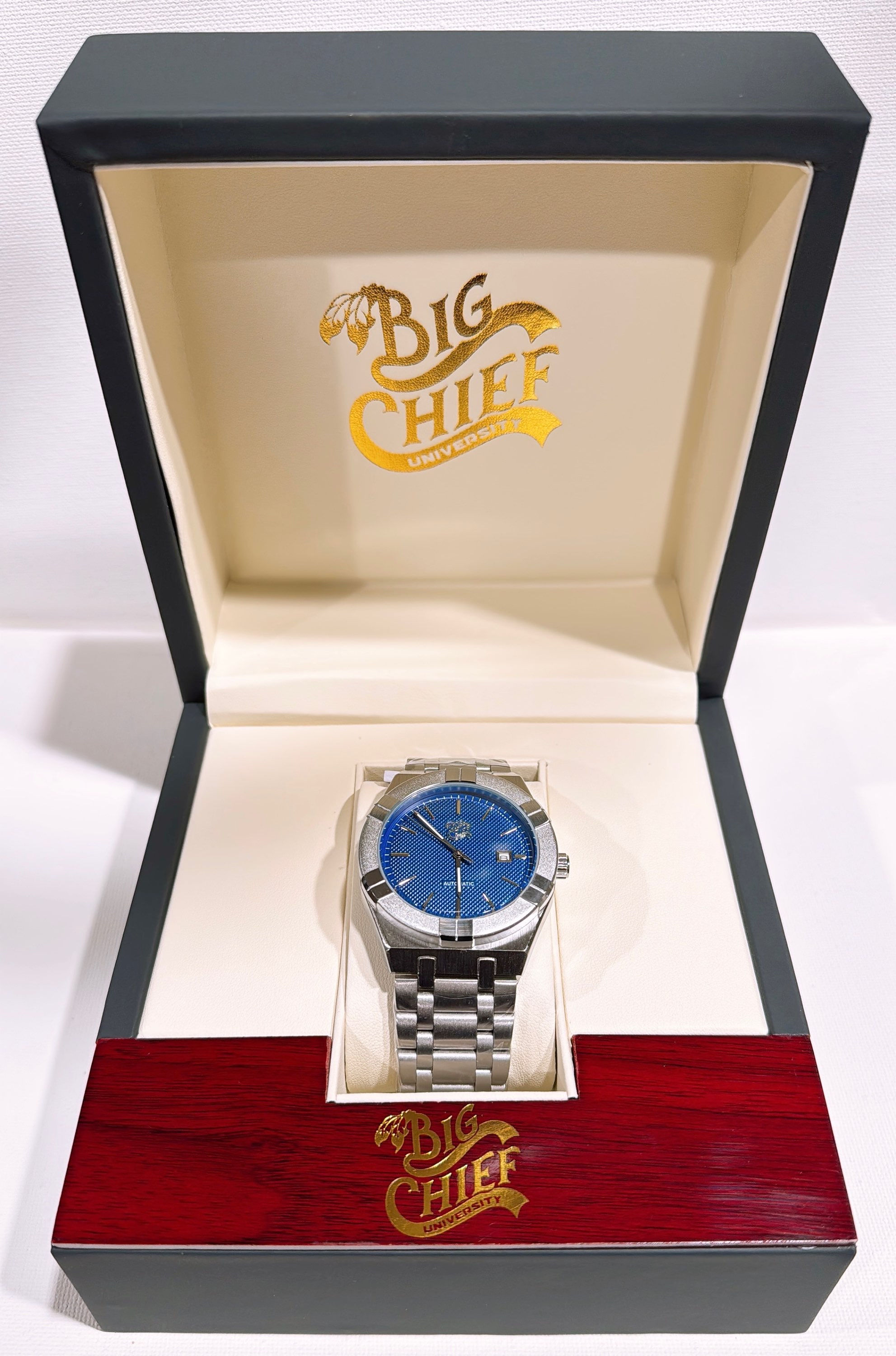 BCU🪶  MAYAN BLUE LUXURY AUTOMATIC TIME PIECE 