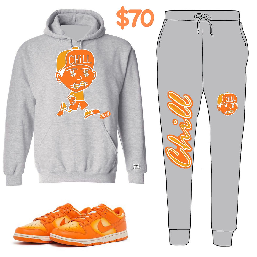 Grey Chill Sweatsuit “Lava Edition”