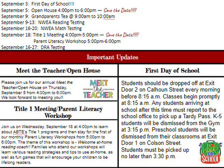 September Newsletter