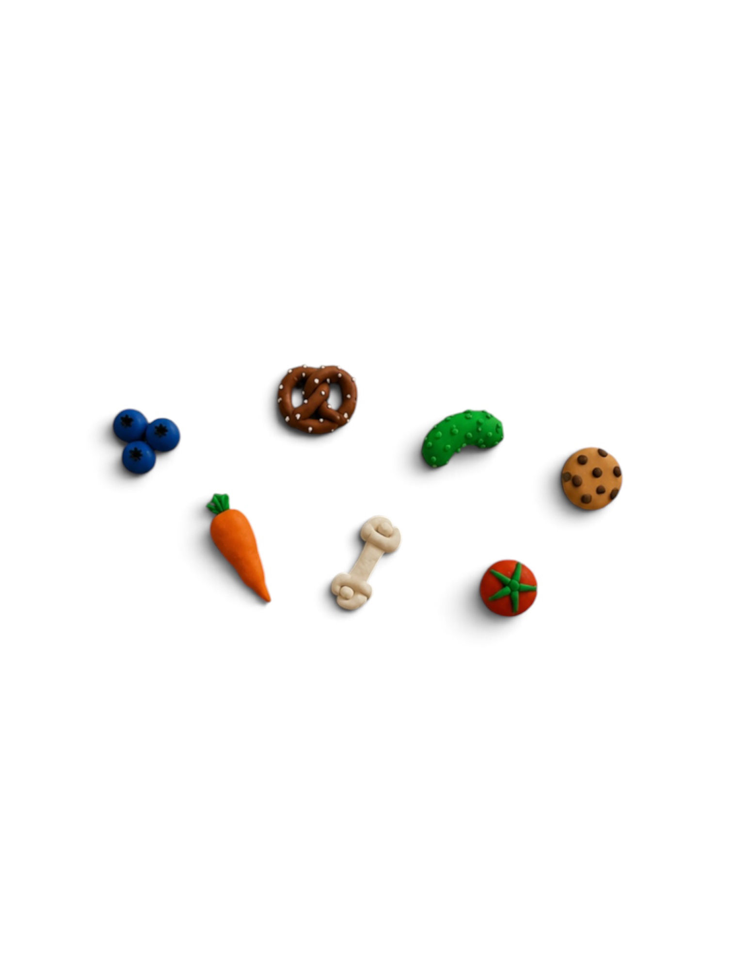 Clay Food Magnets
