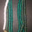 Thumbnail: Royal Green Waist Beads(34")