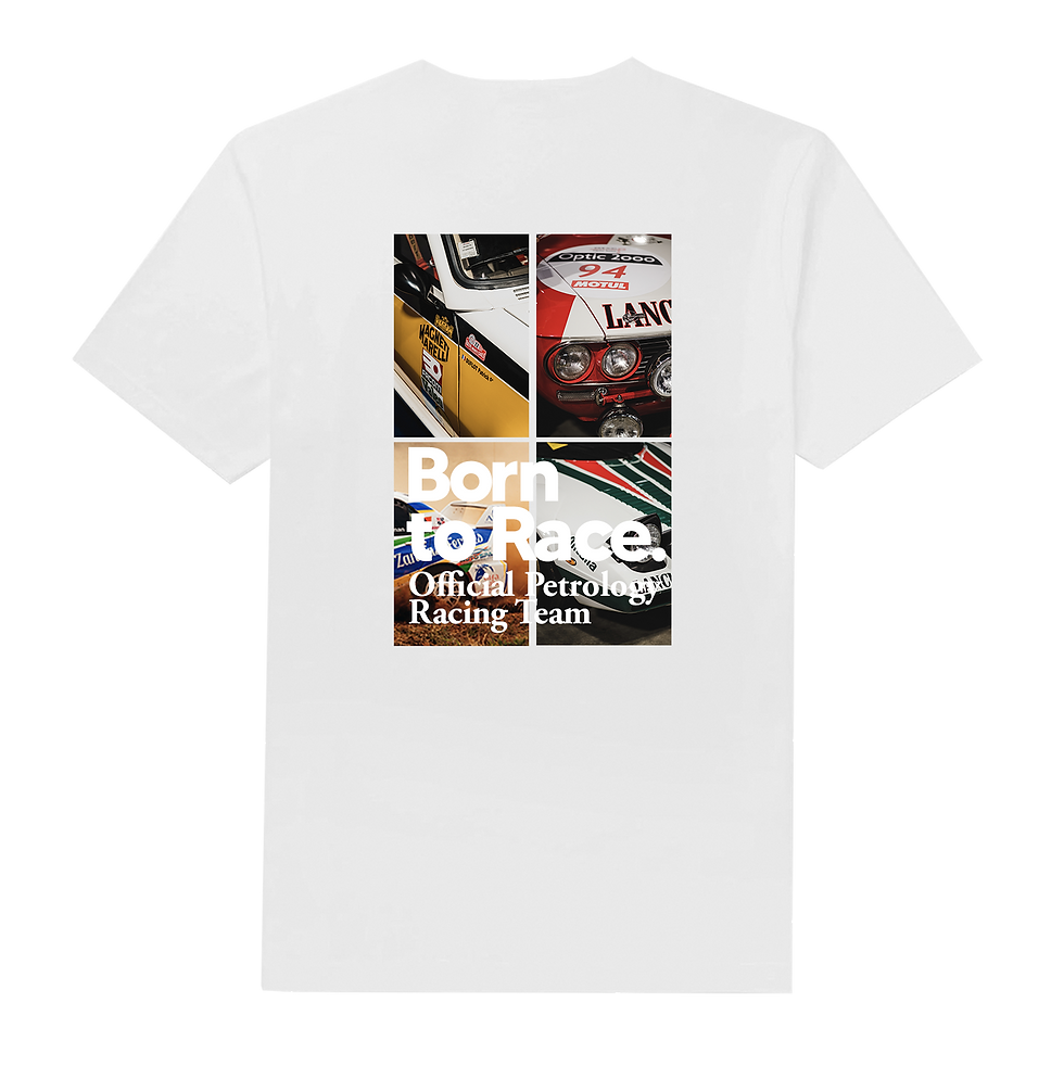 Born to Race - Official Petrology Racing Team - White and Green