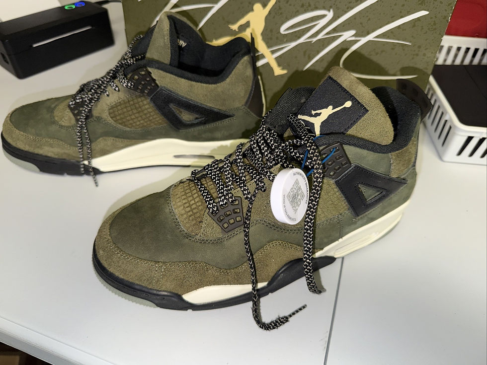 Thumbnail: Authentic Nike Air Jordan 4 Retro SE Craft Men's Sz US 10.5 OLIVE FB9927-200