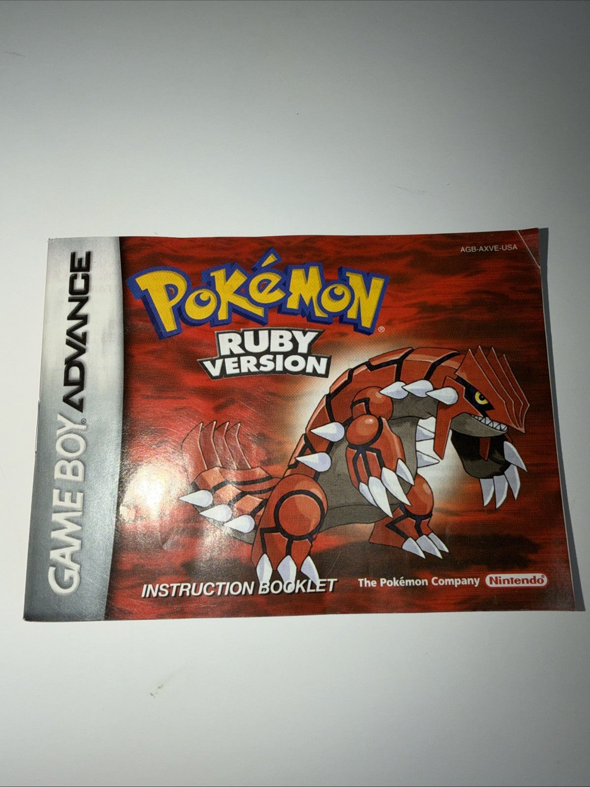 Pokemon Fire Red Version Instruction Booklet Manual Only (Game Boy Advance, GBA)