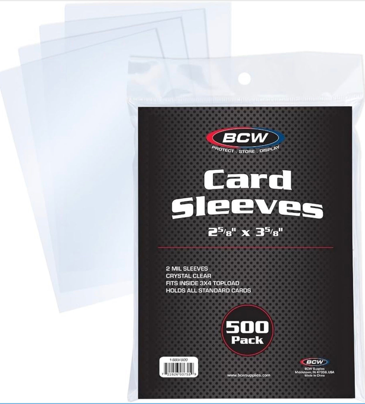 BCW 500 Count Penny Sleeve
