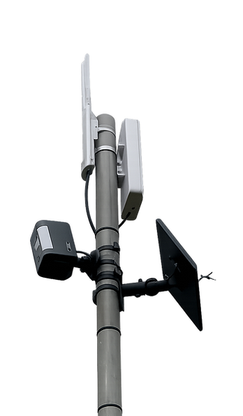 "Wireless network antenna mast for broadband and WiFi connectivity by AddTek, providing reliable internet solutions in Birmin