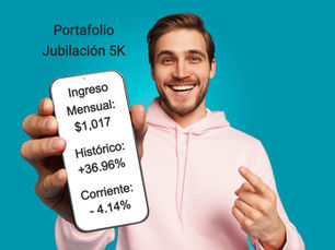 Portafolio Fibrero Jubilación 5K - Mes 43 - Los primeros 1,000 pesos mensuales!