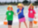 children at beach