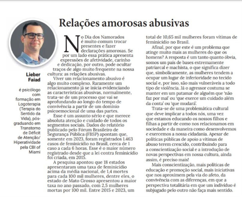Relações amorosas abusivas