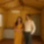 a urban couple appreciating their bamboo home