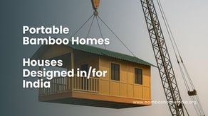Portable Bamboo House suitable for India