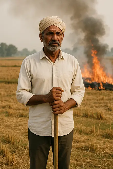 farmer in a field