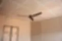false ceiling of a recyled plastic house