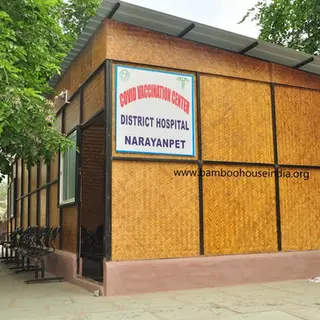 Bamboo Covid Hospital in Narayanapet
