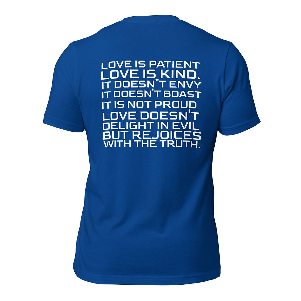 Thumbnail: YHWH FOREVER 3 LOVE Unisex t-shirt