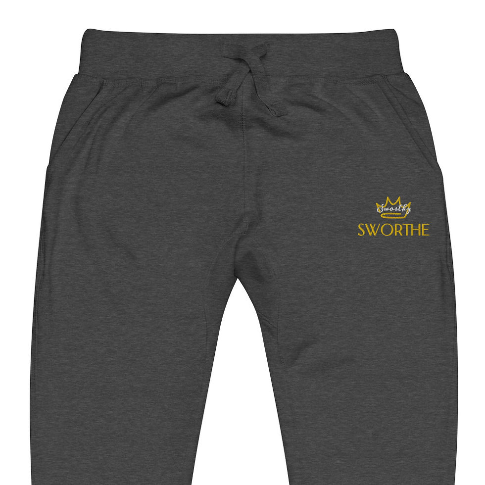 Thumbnail: Sworthe By Joseph Dowdy Embroidered Unisex fleece sweatpants
