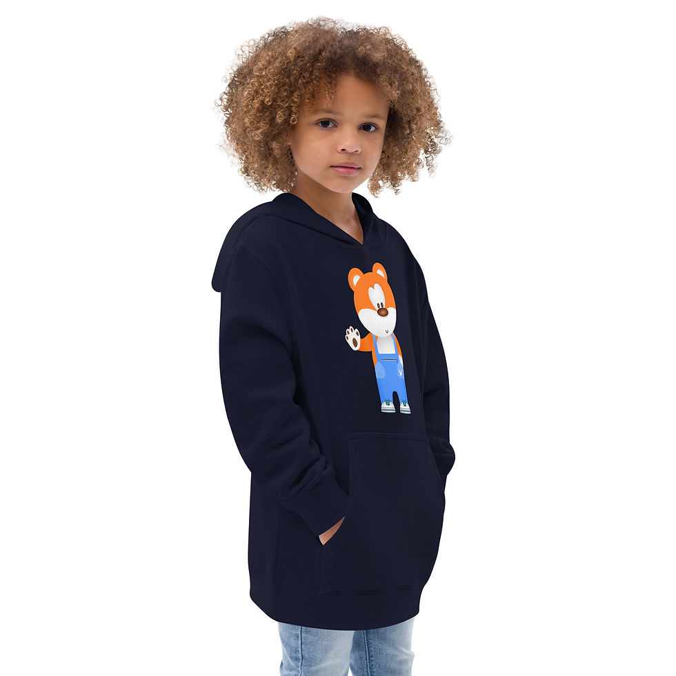 Thumbnail: YF3 Pappa Bear Unisex Kids fleece hoodie
