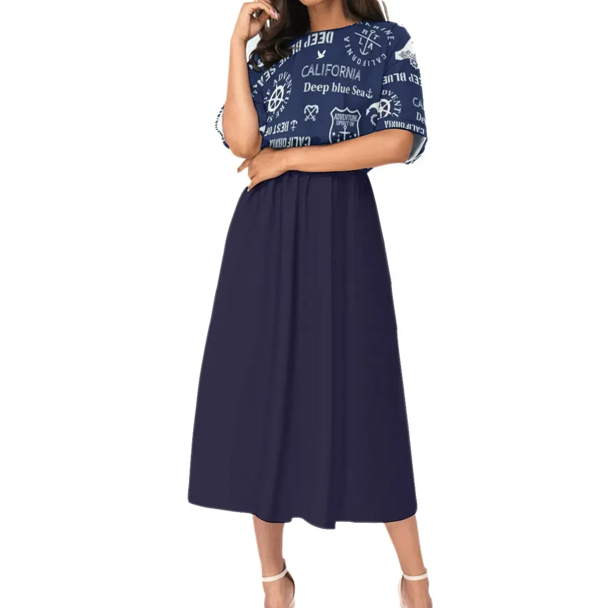 YHWH FOREVER 3 Women's Elastic Waist Dress