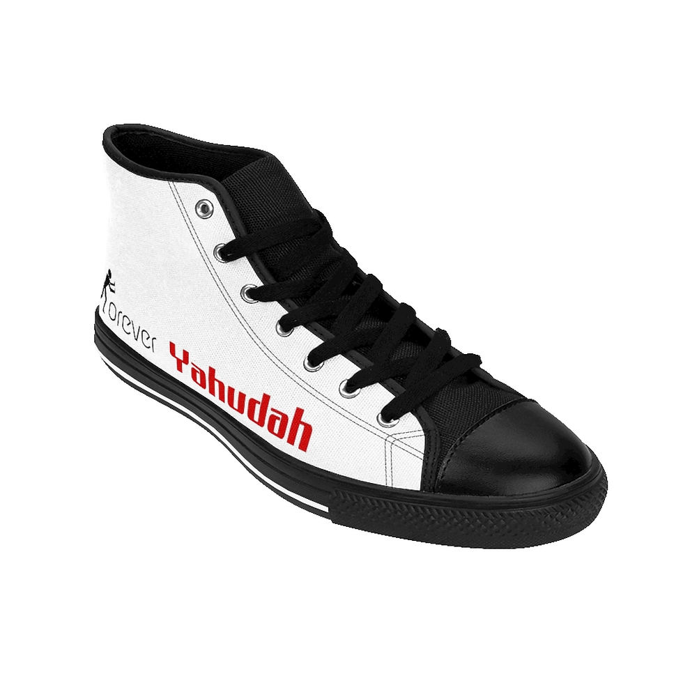 Thumbnail: YHWH FOREVER Yahudah Women's High-top Sneakers