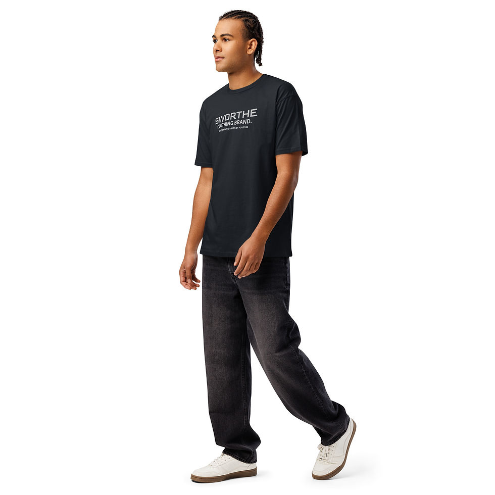 Thumbnail: Sworthe By Joseph Dowdy Embroidered Cotton I Men's Premium Short Sleeve Tee