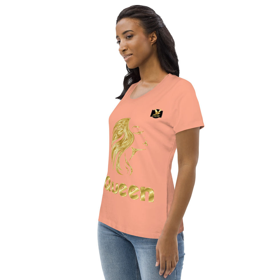 Thumbnail: YHWH FOREVER The Classy Collection QUEEN Women's fitted eco tee