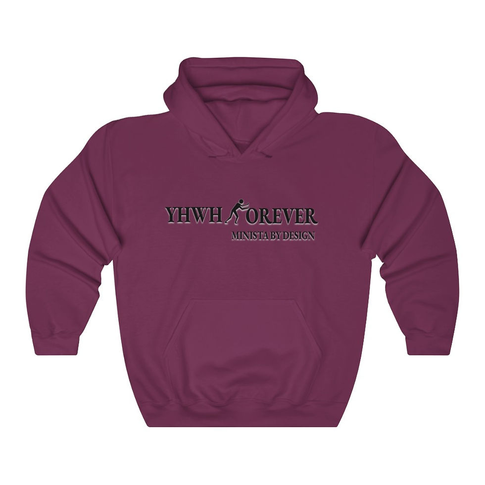 Thumbnail: YHWH FOREVER Proverbs 31:25 Unisex Heavy Blend™ Hooded Sweatshirt