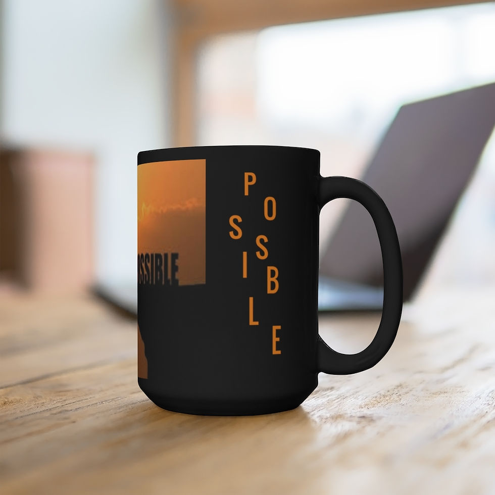 Thumbnail: The Classy Collection Motivation Black Mug 15oz