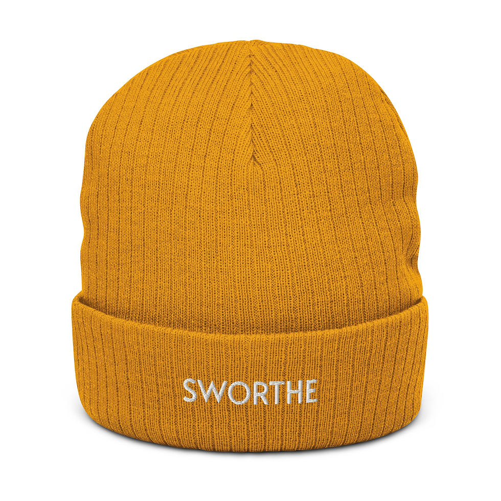Thumbnail: SWORTHE By Joseph Dowdy Ribbed knit beanie