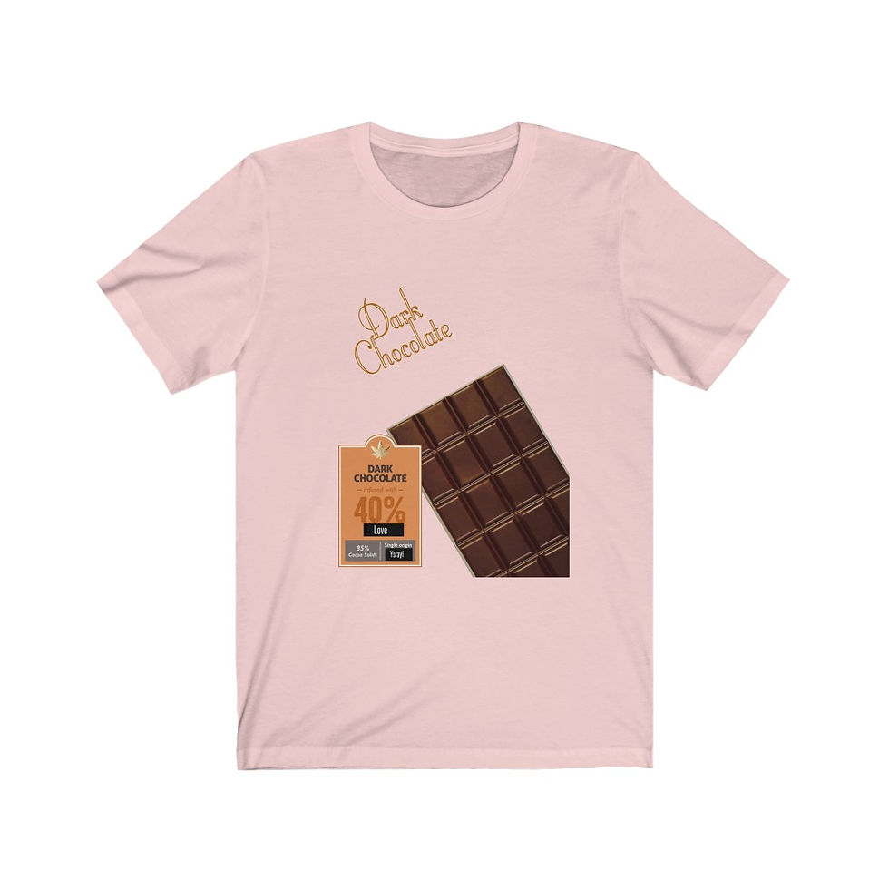 Thumbnail: The Classy Hebrew Dark Chocolate Unisex Jersey Short Sleeve Tee