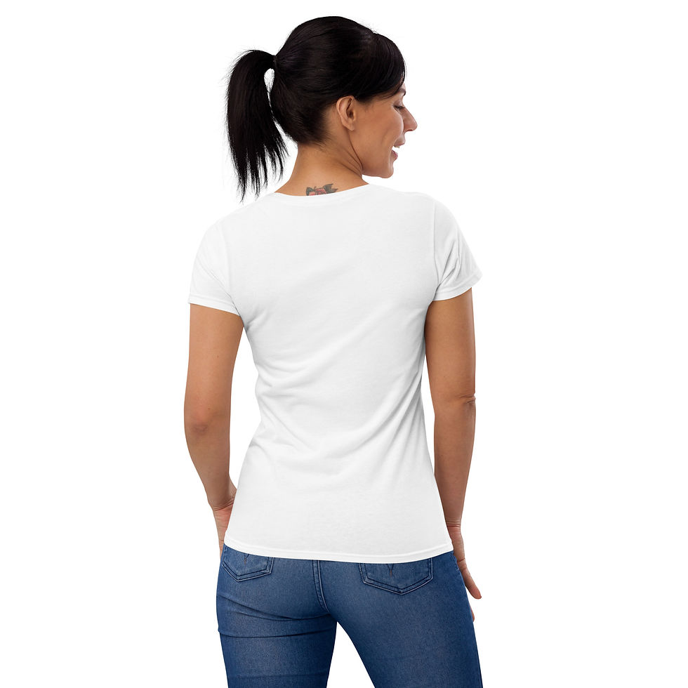 Thumbnail: YF3 The Classy Hebrew Embroidered YAHUSHA EXCHANGE Women's short sleeve t-shirt