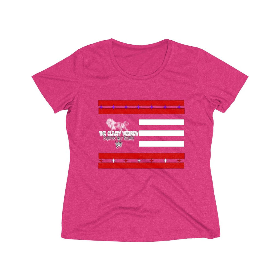 Thumbnail: The Classy Hebrew Women's Heather Wicking Tee