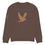 Thumbnail: YF3 YHWH FOREVER Dove Logo Soil Brown & Rust Knitted crew neck sweater