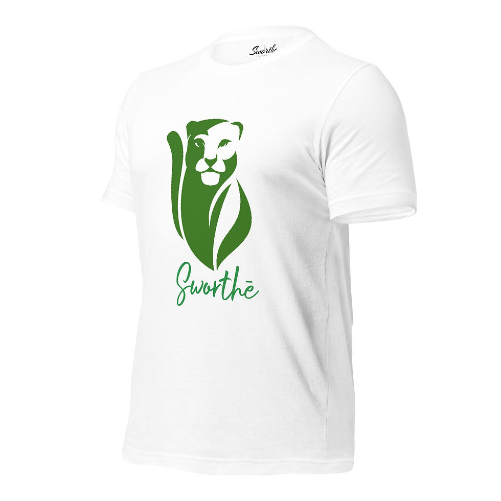 Thumbnail: Sworthe By Joseph Dowdy Green Panther Unisex t-shirt