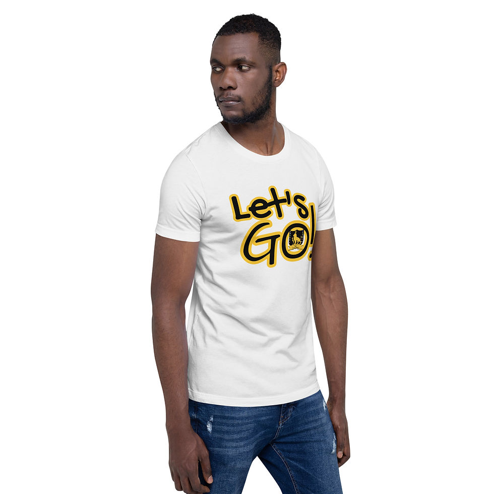 Thumbnail: YF3 The Classy Hebrew Let's Go Unisex t-shirt