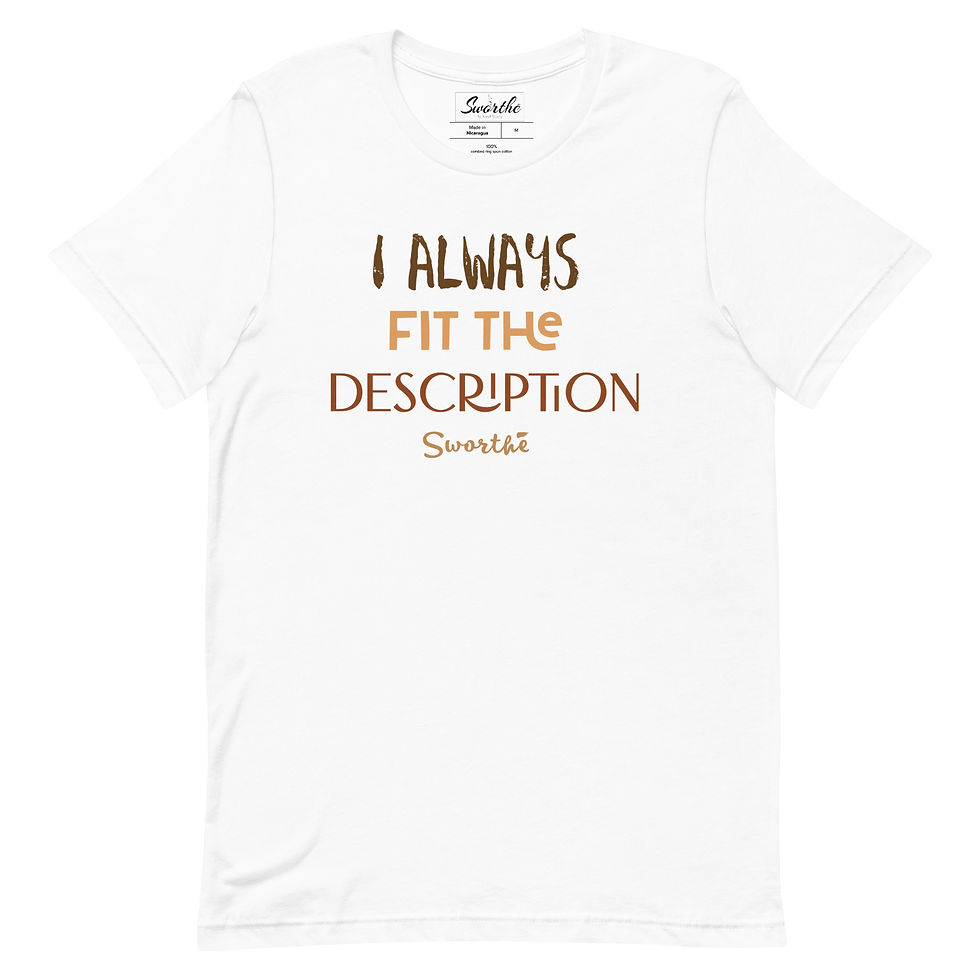 Thumbnail: Sworthe By Joseph Dowdy Fit The Description Unisex t-shirt