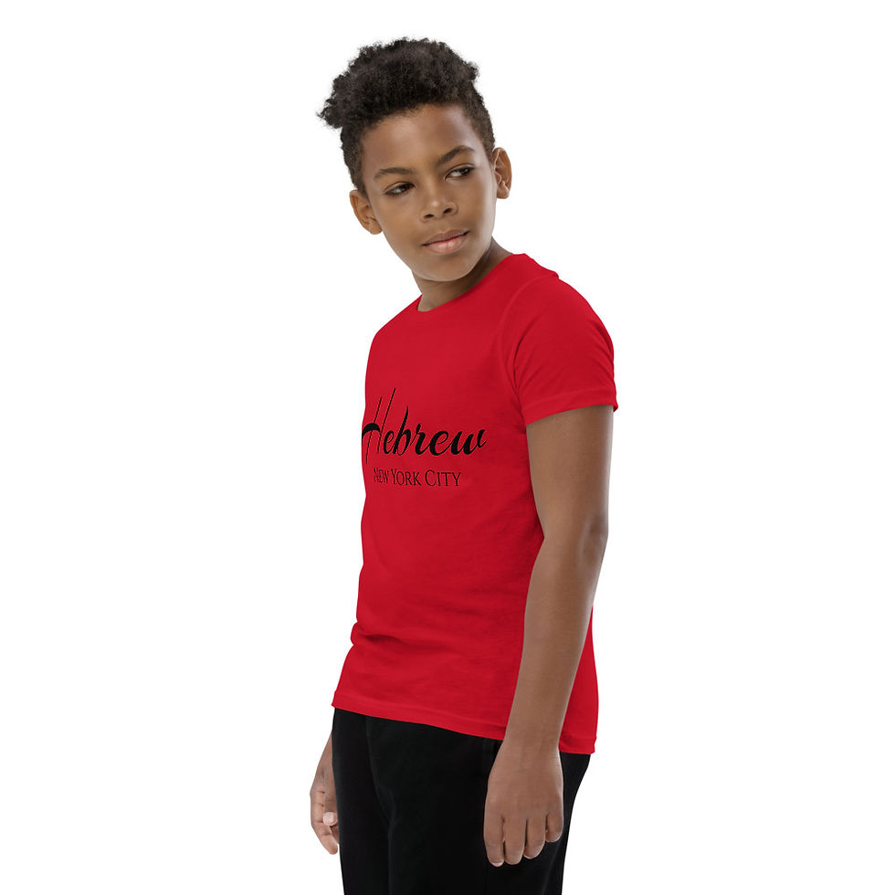 Thumbnail: The Classy Hebrew New York City Youth Short Sleeve T-Shirt