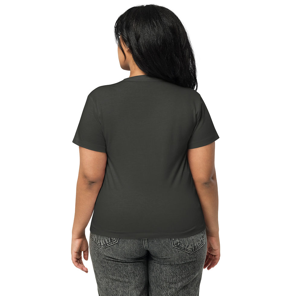 Thumbnail: Sworthe By Joseph Dowdy RICH-ISH Women’s high-waisted t-shirt