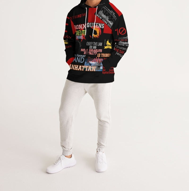 Thumbnail: YF3 The Classy Hebrew Obey The Law Graphic Hoodie