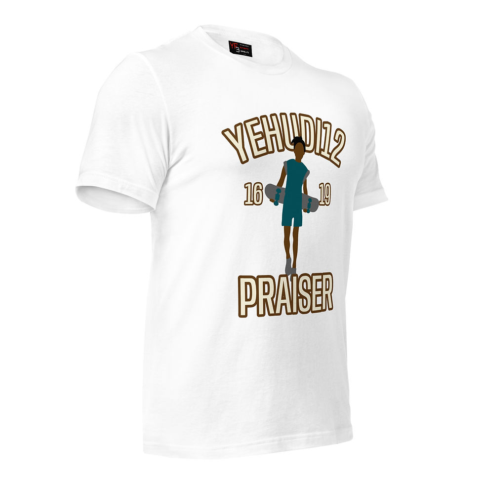 Thumbnail: YF3 The Classy Hebrew Yehudi Praiser Unisex t-shirt