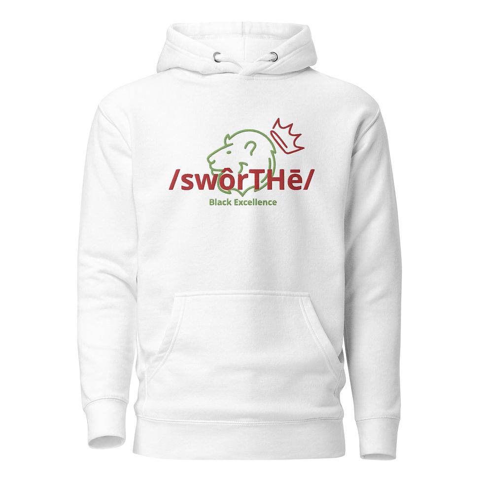 Thumbnail: Sworthe By Joseph Dowdy Embroidered Unisex Hoodie