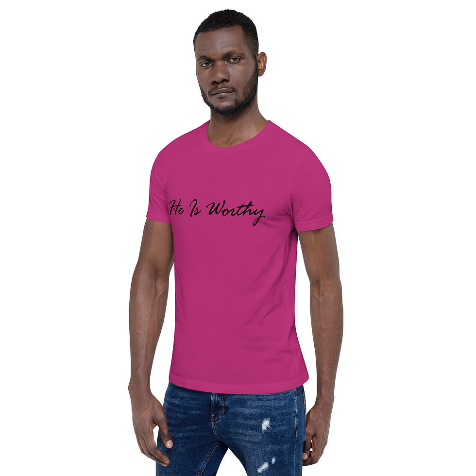Thumbnail: YHWH FOREVER He Is Worthy Unisex t-shirt