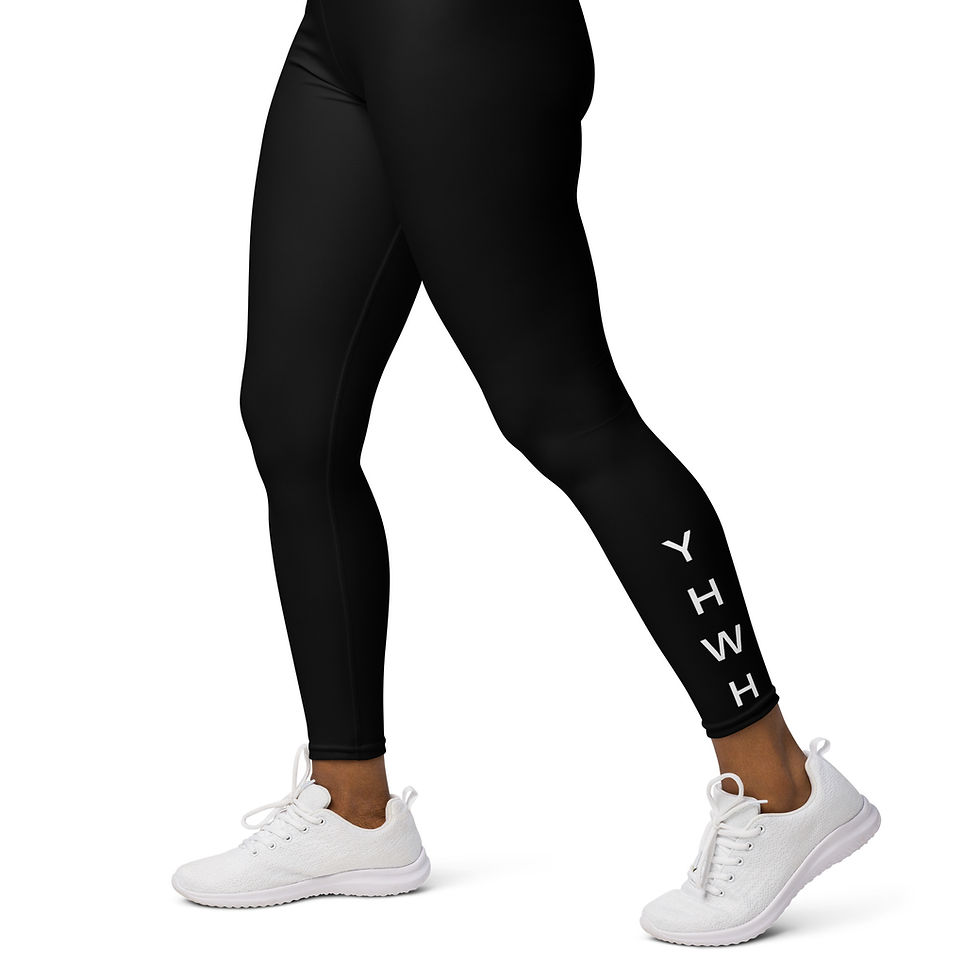 Thumbnail: YF3 The Classy Hebrew YHWH Yoga Leggings
