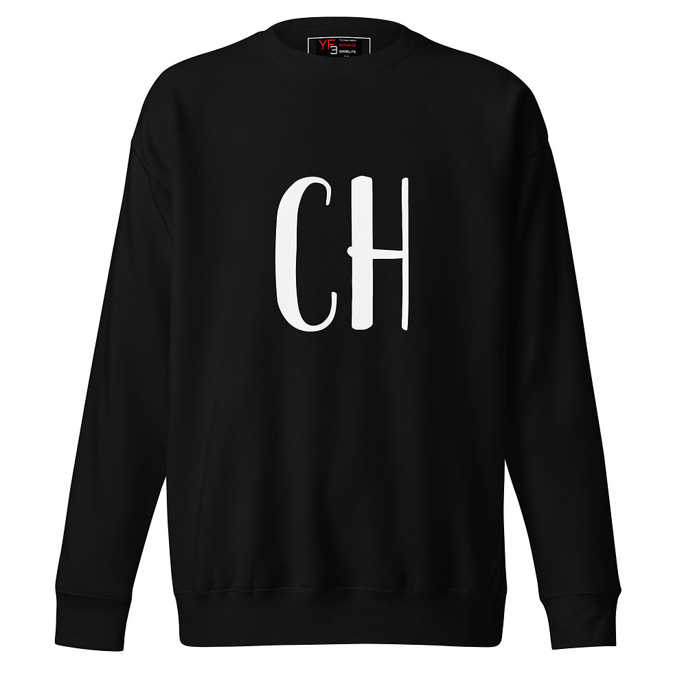 Thumbnail: YF3 The Classy Hebrew CH Unisex Premium Sweatshirt