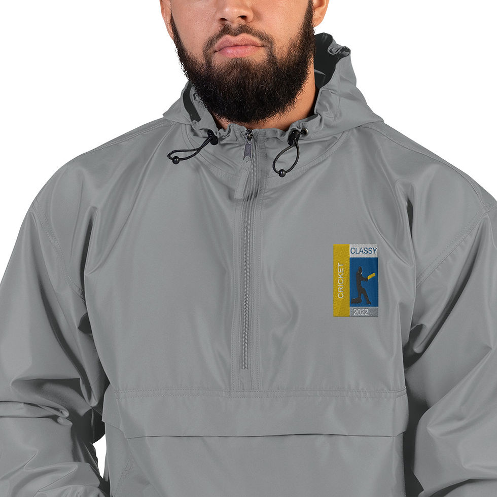 Thumbnail: YHWH FOREVER 3 Classy Cricket Embroidered Champion Packable Jacket