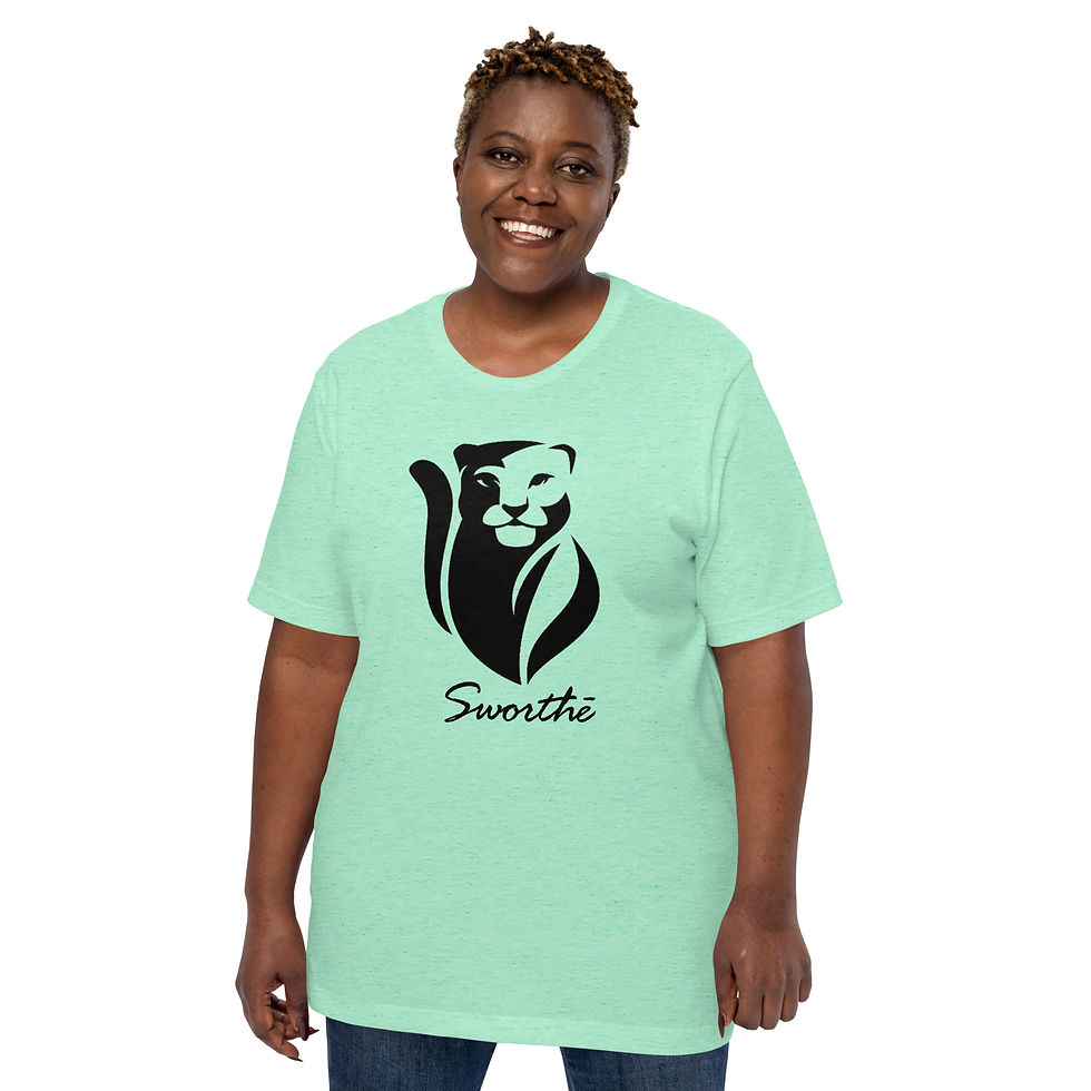 Thumbnail: Sworthe By Joseph Dowdy Sworthe Panther Unisex t-shirt