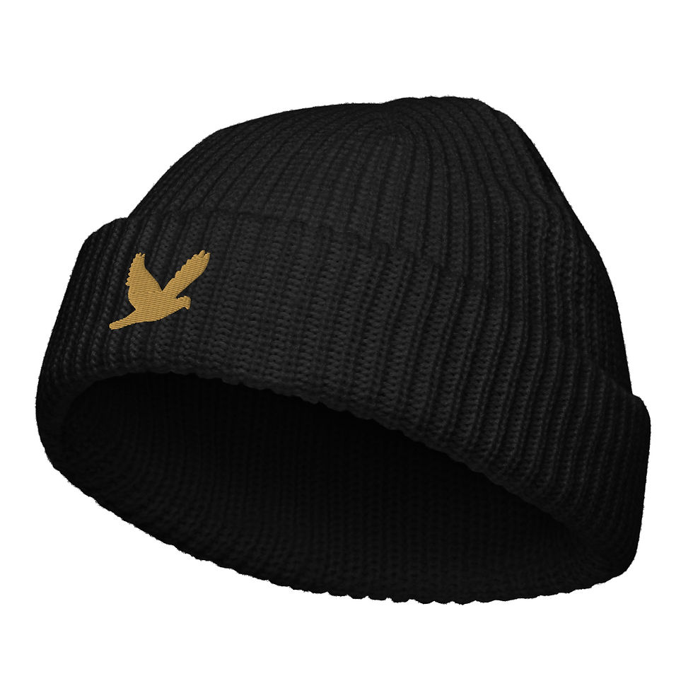 Thumbnail: YHWH FOREVER Embroidered Dove Logo Fisherman beanie