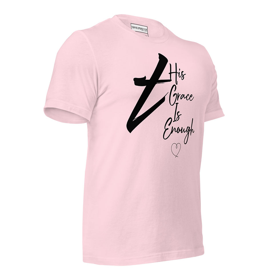 Thumbnail: YHWH FOREVER 3 His Grace Is Enough Unisex t-shirt