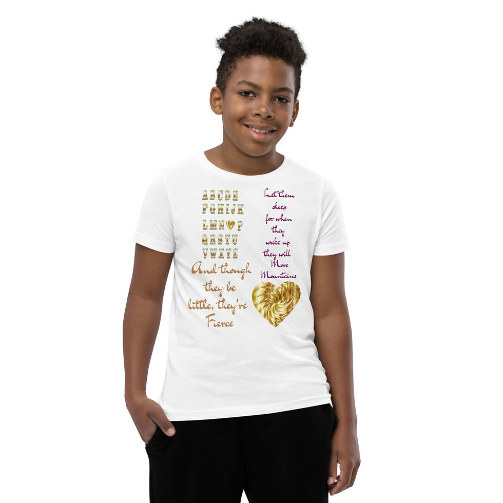 Thumbnail: YHWH FOREVER ABC's Youth Short Sleeve T-Shirt
