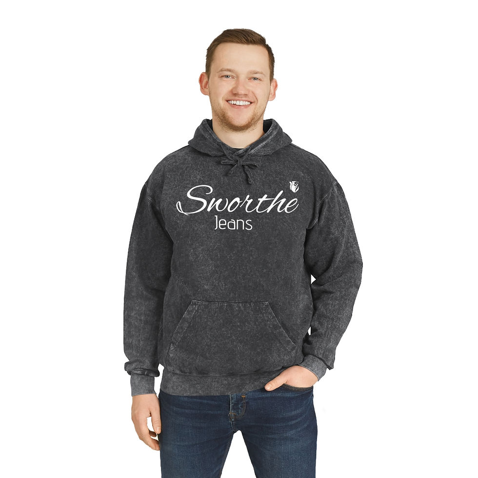 Thumbnail: Sworthe By Joseph Dowdy Unisex Mineral Wash Hoodie